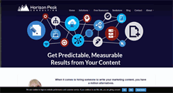 Desktop Screenshot of horizonpeakconsulting.com